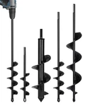 4-PACK Auger Drill Bit For Planting: Ideal Spiral Hole Planter & Post. Fixed Price $52.88.