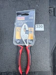 Sears Craftsman Professional Usa Nos 6-3/4 Slip Joint Pliers Red 45760. Fixed Price $54.95.
