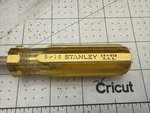 Vintage Stanley 5/16" Inch Nut Driver Yellow Stripe Handle 66-510 Made Usa. Fixed Price $13.95.