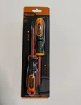 Tactix Cr-v 2PC Insulated Screwdriver Set Phillips/slotted Orange/black. Fixed Price $11.99.