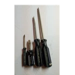 Stanley Usa Made 4 Piece Flat/slotted Screwdriver Set Black Handles. Fixed Price $12.25.