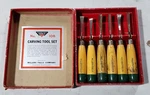 Vintage Millers Falls Carving Set No. 106 Box Hand. Fixed Price $50.00.