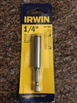 Irwin 3557181C Steel Hex Shank Magnetic Bit Holder With C-ring 1/4. Fixed Price $12.14.
