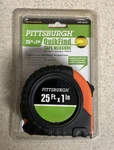 Pittsburgh 25FT X 1 Inch Quickfind Tape Measure Plus 6 Piece Screwdriver Set New. Fixed Price $9.95.