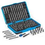 Stark 148-PIECE Screwdriving Bit Set Hex Tamper Phillips Torx Head With Storage. Fixed Price $61.73.