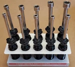 Vintage Vaco 70200 10-PC Metric 3" Shaft Nut Driver Set & Holder 4MM-11MM. Nos!. Fixed Price $54.99.