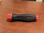 Snap Tools Ratcheting Screwdriver Red Soft Grip Handle Only SGDMRC4A Usa. Fixed Price $45.00.