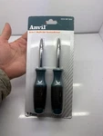 New 2 Pc Set Anvil 6-IN-1 Multi Bit Screwdriver Slotted & Phillips, 1/4 5/16. Fixed Price $14.99.