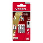 Vessel NTPH1254P3 - Neck Torsion Insert Bit PH1X25.4 3PC. (card) 1EA. Fixed Price $8.00.