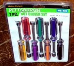 7PC Nut Driver Set -metric- Sizes: 5, 6, 7, 8, 10, & 12MM- #69110. Fixed Price $18.39.