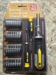 Sterling Tools Ratchet Screwdriver Set, 31 Pieces, Blackyellow. Fixed Price $10.78.