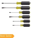 Klein Tools 85074 6-PIECE Screwdriver Set, Made Usa. Fixed Price $52.99.