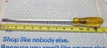 Proto 9842 9" Shank 5/16" Flat Tip Screwdriver. Fixed Price $20.00.