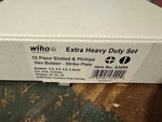 New Sealed Wiha Extra Heavy Duty 10 Pc Slotted & Phillips Screwdriver Set 53099. Fixed Price $180.00.