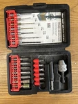 Porter Cable Screwdriver And Drill Bit Set With Case, 22 Pieces. Fixed Price $16.99.