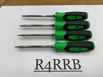 Snap-on Tools Usa New 4PC Green Mini Soft Grip Torx Screwdriver Set SGTX40BG. Fixed Price $74.50.