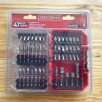 Craftsman 47-PIECE Magnetic Screwdriver Set, Drill Compatible CMAF1247L. Fixed Price $18.99.