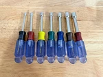 Craftsman Piece Nut Driver Set Sae 3/16" To 1/2 Usa 41971-41977 Clear New!. Fixed Price $39.99.