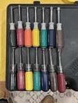 Craftsman Nut Driver Set 14 Pc Metric/sae Color Coded Comfort Grip Rare H Series. Fixed Price $170.00.