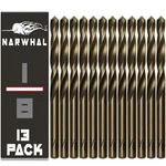 Narwhal 1/8 Inch Cobalt Drill Bits (13 Pack - Industrial Grade M35. Fixed Price $14.76.