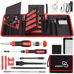 Strebito Precision Screwdriver Set Multi-bit 191-PIECE, Red. Fixed Price $55.70.