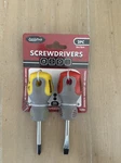 Familymaid 2 Piece Screwdriver Set, Comfort Grip, Hardened Tip.. Fixed Price $5.95.