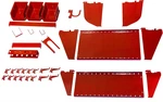 Red Slotted Tool Accessory Kit For Pegboard Workstations KT-400-WRK. Fixed Price $113.99.