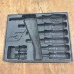 Used Snap-on Screwdriver Organizer Gray Tray PAKTY067 Holds 8. Fixed Price $21.02.