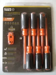 Klein Tools 85077INSR Insulated Screwdriver 7-PIECE Set, Orange/black. Fixed Price $39.99.