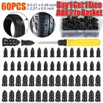60PCS Car Vacuum Tire Repair Rubber Nails+ Screwdriver Tool Set W/box. Fixed Price $5.99.