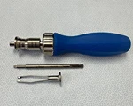 Acumed 80-0663 Medium Ratcheting Driver Set W/ Handle 2.5MM Hex & Sleeve. Fixed Price $350.00.