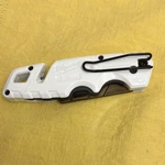 Milwaukee Fastback Utility Knife Cerakoted White And Bronze.. Fixed Price $65.00.