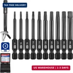 Workpro 10PCS Security Torx Bit Set, Cnc Machined S2 Steel Star 2.3" Lo. Fixed Price $15.18.
