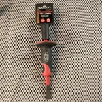 Stuff 50534 1/2 In Cold Chisel W/ Hand Protector, Powder Coated Black/red. Fixed Price $15.00.