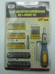 Illinois Industrial Tool Ratcheting Screwdriver Bit & Socket Set - 57 Pieces. Fixed Price $9.99.