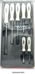 Snap SDDX70A Pw 7PC Pearl White Hard Grip Combination Screwdriver Set New. Fixed Price $296.96.