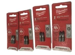 Lot Of 4 Milwaukee 2PK Phillips Shockwave 1" Impact Duty Insert Bits #3. Fixed Price $9.99.
