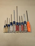 10 Piece Craftsman Usa Screwdrivers Lot - Flat Phillips Wf Vintage Stubbys. Fixed Price $19.66.