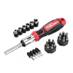 Hyper Tough 23-PIECE Ratcheting Screwdriver Bit & Socket Set Soft-grip Handle. Fixed Price $22.98.