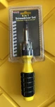 New Sterling Tools 1 Screwdriver Set - Black/yellow MA036. Fixed Price $9.99.