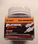 Platinum Tools 202010J EZ-RJ45 CAT6 Utp Connector, 100 Piece. Fixed Price $49.14.