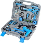 Cartman 149 Piece Tool Set Hand Kit With Cordless Screwdriver Blue. Fixed Price $29.95.