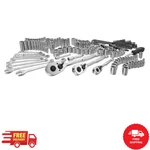 Stanley 201-PC Mechanics Tool Set Sockets Wrenches Screwdriver Durable Case New. Fixed Price $149.84.