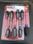 Sears Craftsman Usa Nos 8PC Cushion Grip Slotted Phillips Screwdriver Set 73601. Fixed Price $149.00.