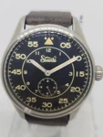 Szanto Aviator 2701 Series Watch Mens 43MM Black Dial Grey Band New W/ Box Look!. Fixed Price $87.50.