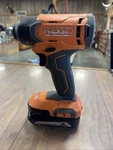 Ridgid R86002 18V Cordless 1/4 In. Impact Driver With Hyper Lithium Battery. Fixed Price $47.00.