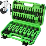 55-PIECE Magnetic Nut Driver Set, Metric & Sae 1/4" Hex Shank, Impact Socket Ada. Fixed Price $35.99.