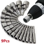 9PCS 5MM-13MM Hex Socket Nut Set: Magnetic Screwdriver Bits Tool New. Fixed Price $12.59.