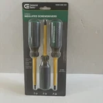 Brand New Commercial Electric 3-PIECE Set Insulated Screwdrivers 1000 050 531. Fixed Price $19.99.