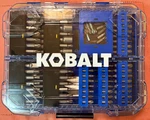 Kobalt Screwdriver Drill And Bit Set - 106 Piece W/case New/never Used. Fixed Price $57.95.